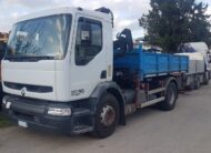 RENAULT 250 RIBALTABILE TRILATERALE E GRU HIAB